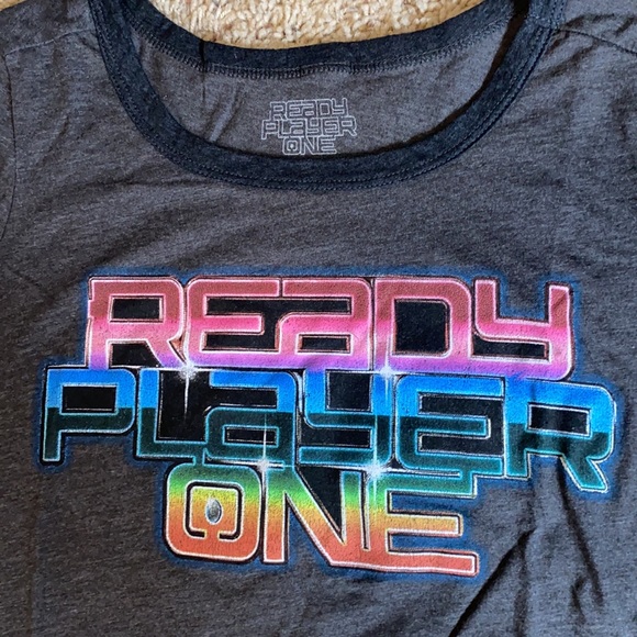BNWOT super soft “Ready Player One” Scoreboard ringer tee - Junior’s size M - Picture 6 of 9